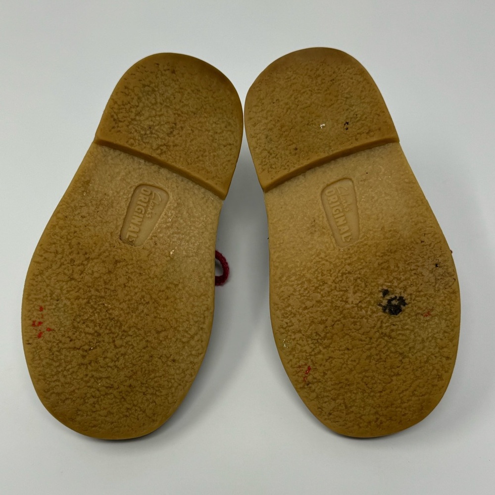 Clarks Originals Chukka Boot‎ Distressed Suede Leather Kids 8W, preppy, classic - Picture 8 of 11